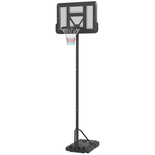 Rootz basketställ - Höjdjusterbar - Med hjul - Fyllbar bas - Utomhus - Inomhus - Svart - 2,30-3,05 m