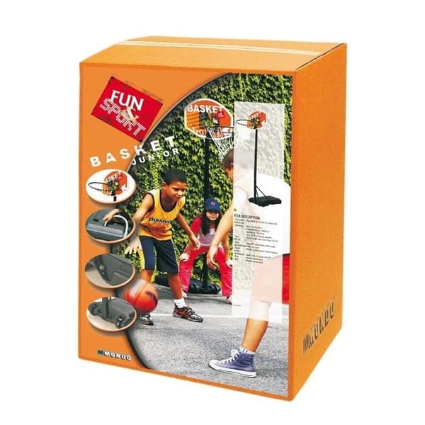 MONDO Junior basketkorg justerbar från 165 till 205 cm