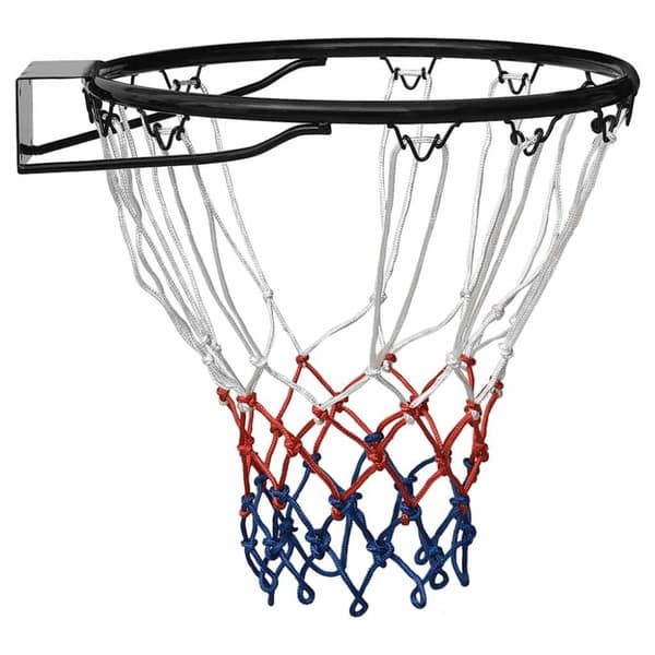 vidaXL Basketring svart 39 cm stål