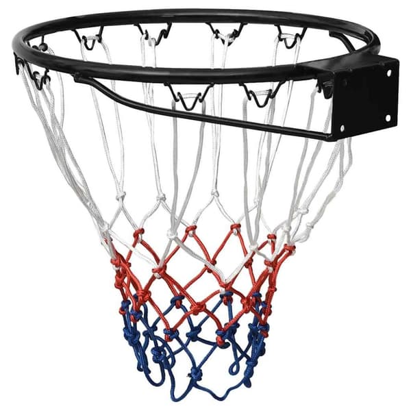 vidaXL Basketring svart 39 cm stål