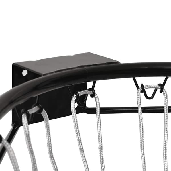 vidaXL Basketring svart 39 cm stål