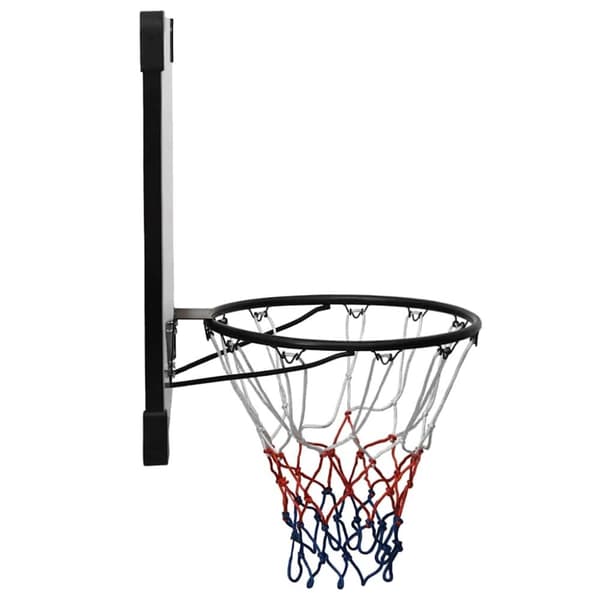 vidaXL basketballkurv med plade 90x60x2,5 cm polycarbonat transparent