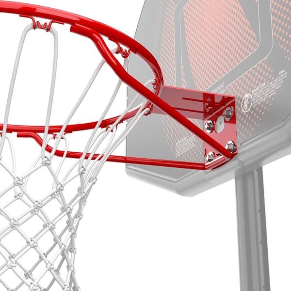 Spalding Standard basketballring rød