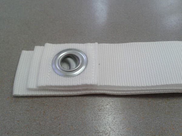 Center tape for tennis net POKORNY Econom 0,05x1,08m with stretching screw