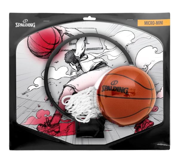 SPALDING Sketch MicroMini basketballbagplade med ring