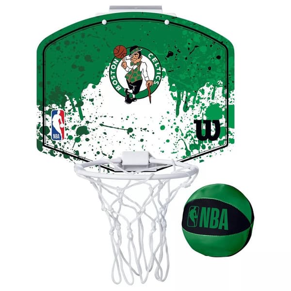 Boston Celtics Wilson Mini Basketball Hoop Set Green/White/Black One Size