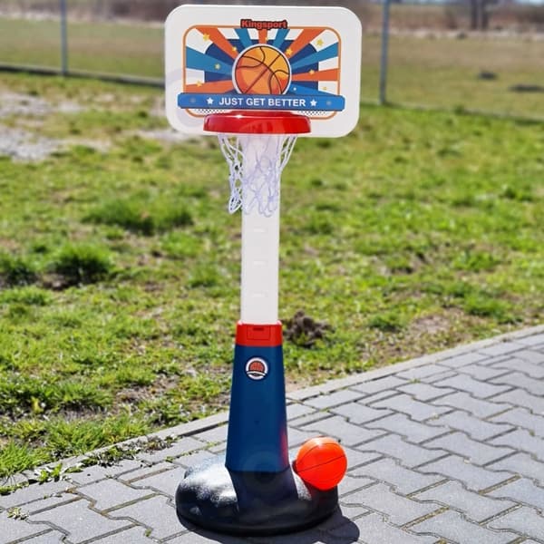 WOOPIE Set Basket Justerbar 99 - 125 cm + Boll + Pump