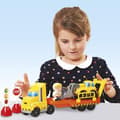 Miniatyrbillede 2 af 2: Byggepladslegetøj - Ecoiffier - Gravemaskine og lastbil med tilbehør - Gul - Unisex - 18 måneder+
