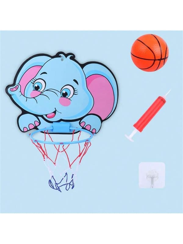 OBOSOE Cartoon Basketball Board Hul hængende kurve til indendørs let at installere Sport for sjov Interaktivt Basketball Spil