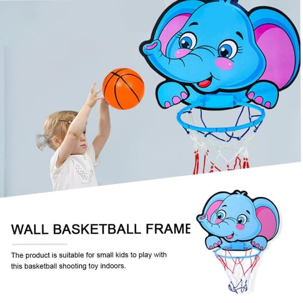 OBOSOE Cartoon Basketball Board Hul hængende kurve til indendørs let at installere Sport for sjov Interaktivt Basketball Spil