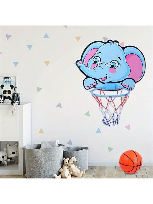 OBOSOE Cartoon Basketball Board Hul hængende kurve til indendørs let at installere Sport for sjov Interaktivt Basketball Spil