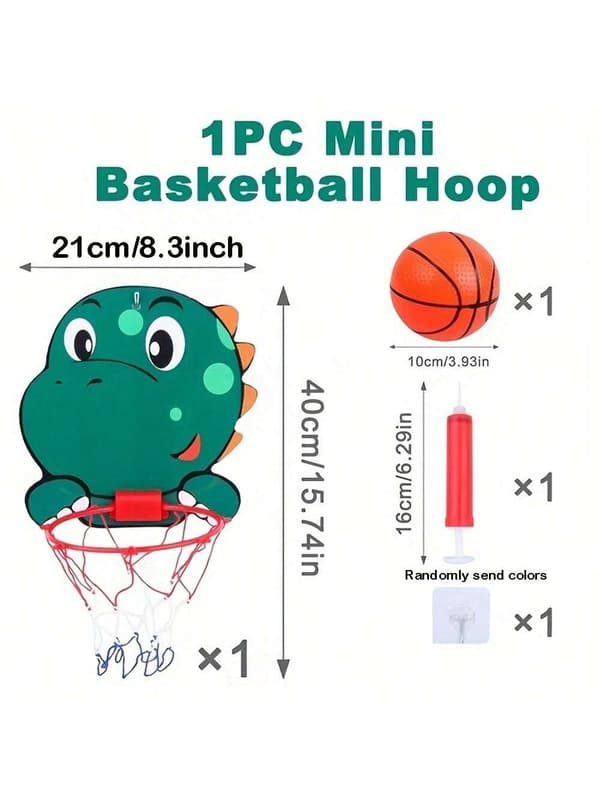 OBOSOE Cartoon Basketball Board Hul hængende kurve til indendørs let at installere Sport for sjov Interaktivt Basketball Spil