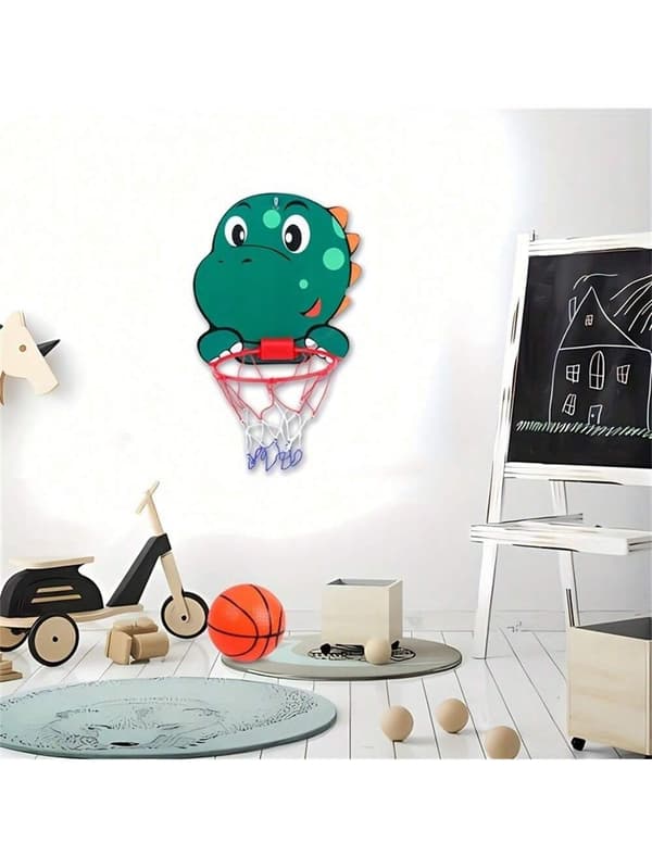 OBOSOE Cartoon Basketball Board Hul hængende kurve til indendørs let at installere Sport for sjov Interaktivt Basketball Spil
