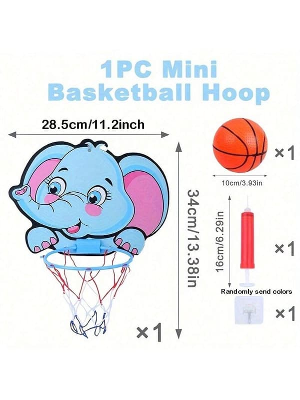 OBOSOE Cartoon Basketball Board Hul hængende kurve til indendørs let at installere Sport for sjov Interaktivt Basketball Spil