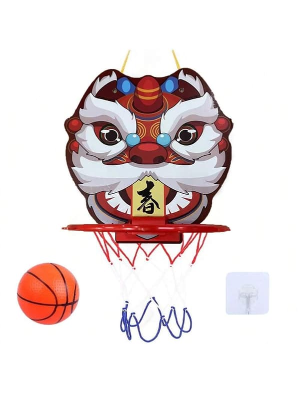 OBOSOE Cartoon Basketball Board Hul hængende kurve til indendørs let at installere Sport for sjov Interaktivt Basketball Spil