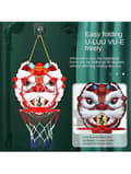 Miniatyrbillede 1 af 5: OBOSOE Cartoon Basketball Board Hul hængende kurve til indendørs let at installere Sport for sjov Interaktivt Basketball Spil