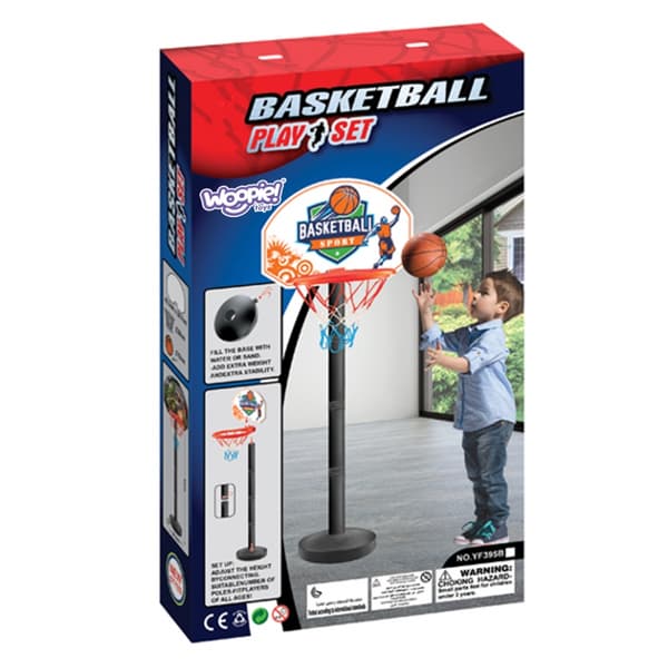 WOOPIE Basketball Sæt – 93 cm bold færdighedsspil