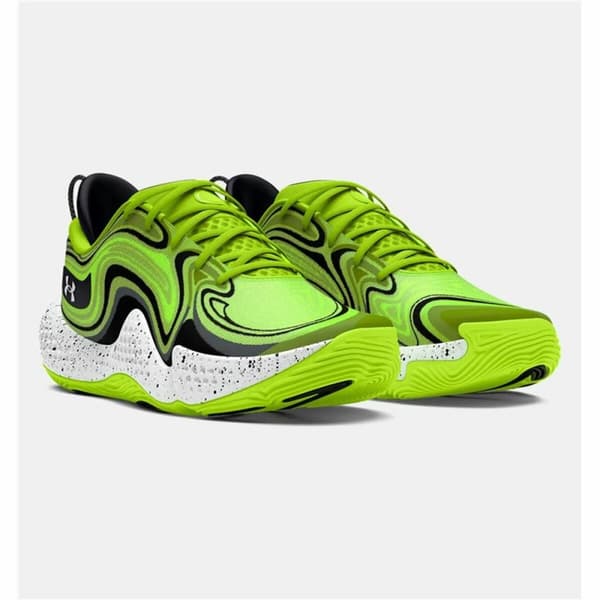 Basketballsko til voksne Under Armour SPAWN 6 Limegrøn