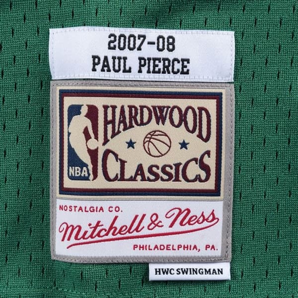 Maillot NBA - Mitchell &amp; Ness - Paul Pierce - Boston Celtics 2007-08 - Grön - Storlek M/L