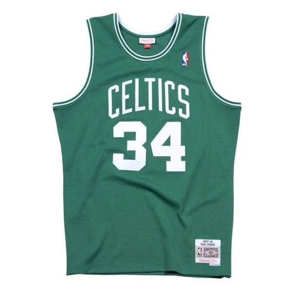 Maillot NBA - Mitchell &amp; Ness - Paul Pierce - Boston Celtics 2007-08 - Grön - Storlek M/L