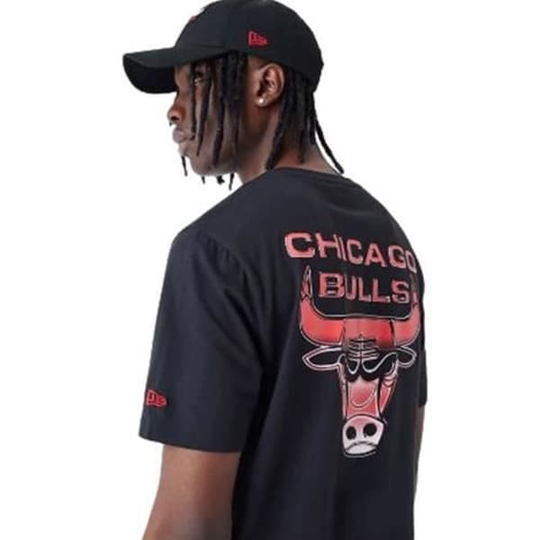 T-shirt - Chicago Bulls - 60435487 - Svart - 100% bomull - Korta ärmar