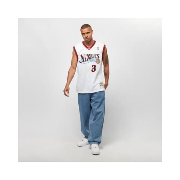 T-shirt - Mitchell et Ness - NBA Swingman - Vit - Kort ärm - Andas