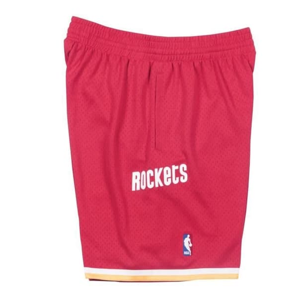 Kortbyxor i basket M&amp;N NBA Houston Rockets Borta 1993-94 - Röd - Herr - NBA Hardwood Classics Kollektion