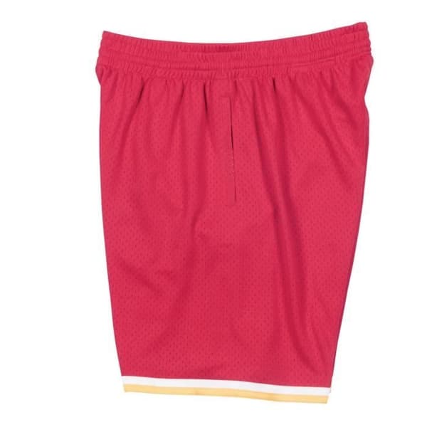 Kortbyxor i basket M&amp;N NBA Houston Rockets Borta 1993-94 - Röd - Herr - NBA Hardwood Classics Kollektion