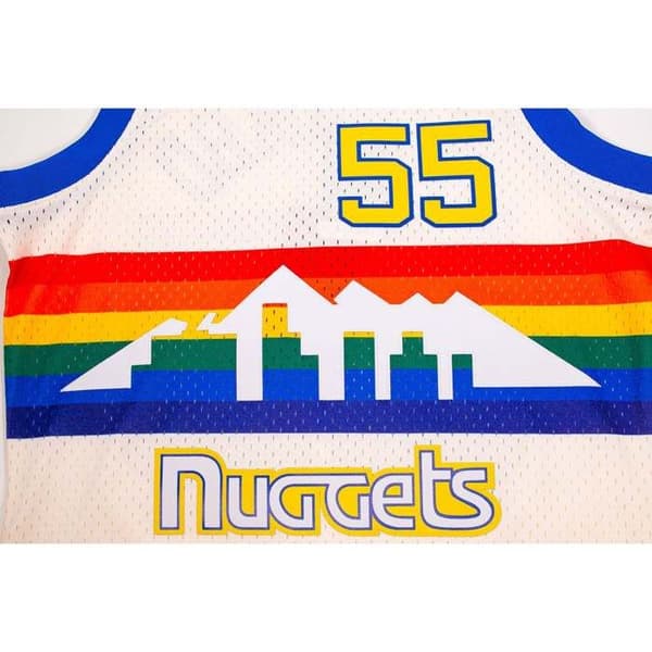 Baskettröja - Denver Nuggets - Dikembe Mutombo - 1991 - Herr - Andningsbar