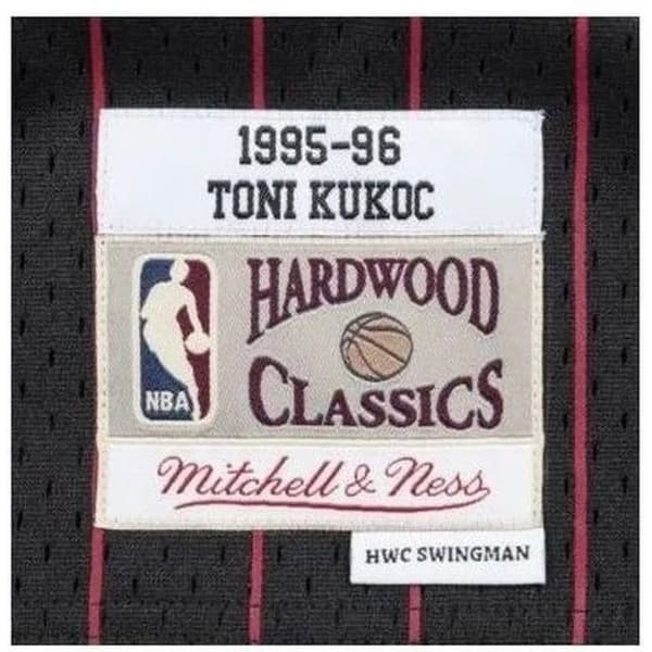 M&amp;N Swingman Toni Kukoc Chicago Bulls 1995-96 Mesh Jersey