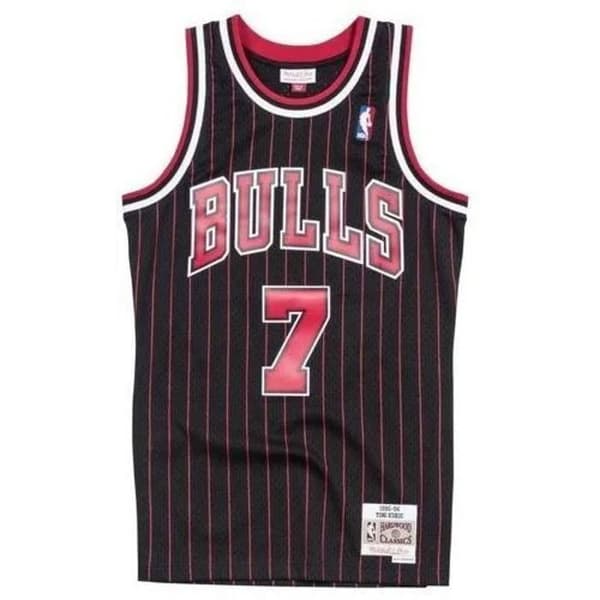 M&amp;N Swingman Toni Kukoc Chicago Bulls 1995-96 Mesh Jersey