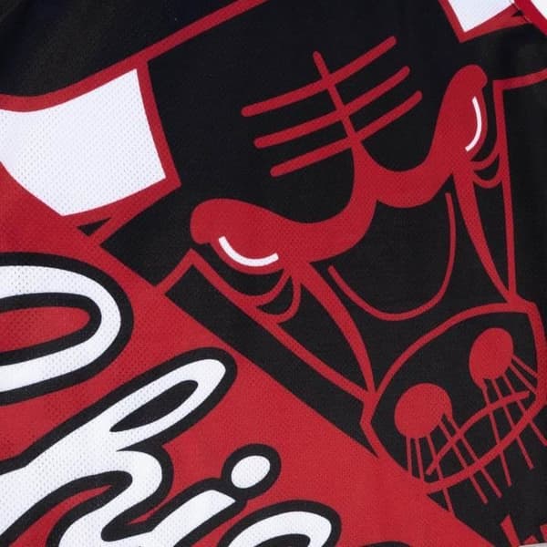 Basketbolltopp M&amp;N Big Face 5.0 Chicago Bulls - Herr - Ärmös - Flerfärgad - Vit - Andas