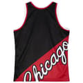 Miniatyrbild 2 av 3: Basketbolltopp M&amp;N Big Face 5.0 Chicago Bulls - Herr - Ärmös - Flerfärgad - Vit - Andas