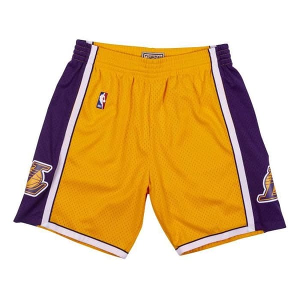Basketshort - M&N - NBA Los Angeles Lakers 2009-10 - Vit och Guld - Samling Hardwood Classics - Herr