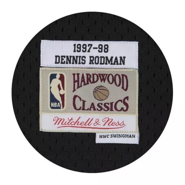 Maillot NBA Dennis Rodman Chicago Bulls 1997-98 Mitchell & Ness Hardwood Classics svart -Mitchell & Ness- Storlek: XXL