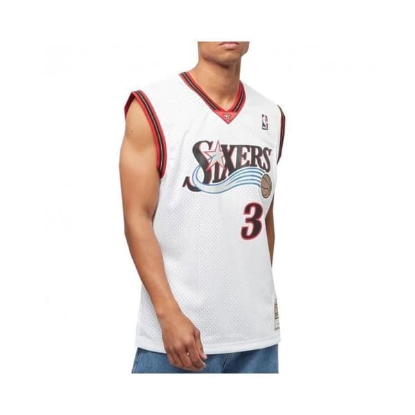 Mitchell och Ness Nba Swingman Home Jersey T-shirt SMJYGS18200P76WHIT00AIV