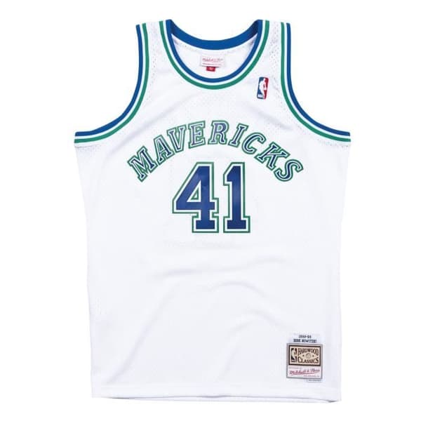 Dallas Mavericks Swingman Jersey - vit/vit - M