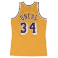 Miniatyrbild 2 av 2: Maillot NBA Shaquille O'Neal Los Angeles Lakers 1996-97 Mitchell &amp; Ness Hardwood Classics gul -Mitchell &amp; Ness- Storlek: L