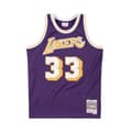 Miniatyrbild 1 av 3: Maillot NBA Kareem Abdul-Jabbar Los Angeles Lakers 1983-84 Hardwood Classics Mitchell &amp; Ness lila