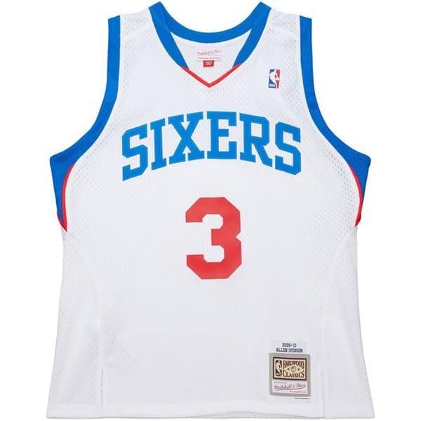 M&amp;N Swingman-tröja Philadelphia 76ers 2009 Allen Iverson