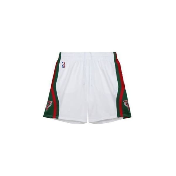 Shorts - Mitchell & Ness - Milwaukee - Herr - Vit - Optimal komfort för basketbal