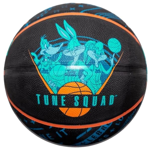 Spalding Space Jam Tune Squad Roster Ball 84540Z, Basketboll, Unisex, svart, Storlek: 7