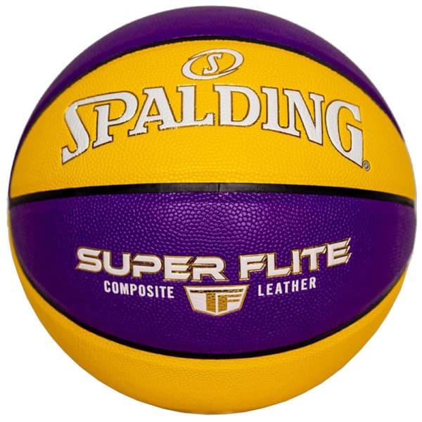 Spalding Super Flite Ball 76930Z, Basketboll, Unisex, gul, Storlek: 7