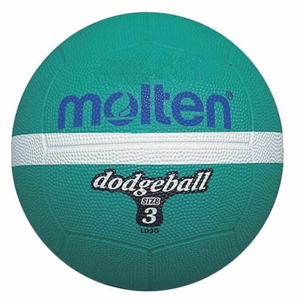 Molten LD3G Dodgeball Deep Green/White 3