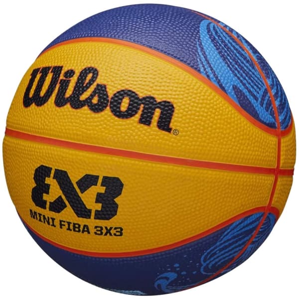 Wilson FIBA 3X3 Mini Ball WTB1733XB2020, Basketboll, Unisex, gul, Storlek: 3