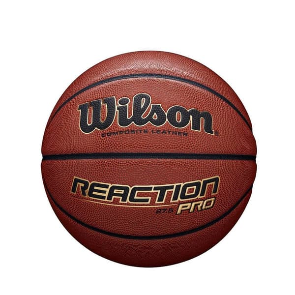 Wilson Reaction Pro Leather Basketball Tan 5