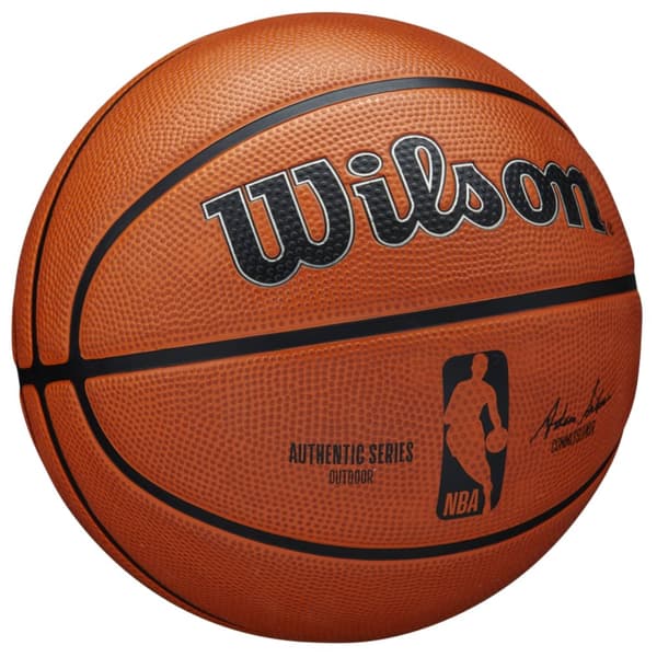 Wilson NBA Authentic Series Outdoor Ball WTB7300XB, Basketball, Unisex, orange, Størrelse: 6