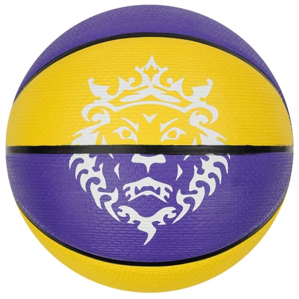 Nike Lebron James Playground 8P 2.0 Ball N1004372-575, Basketball, Unisex, gul, Størrelse: 7