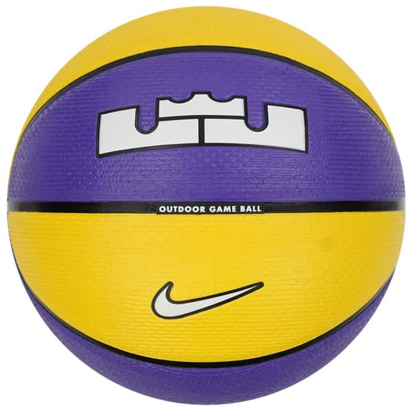 Nike Lebron James Playground 8P 2.0 Ball N1004372-575, Basketboll, Unisex, gul, Storlek: 7