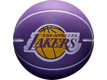 Wilson Wilson NBA Dribbler Los Angeles Lakers Mini Ball WTB1100PDQLAL Fioletowe One size